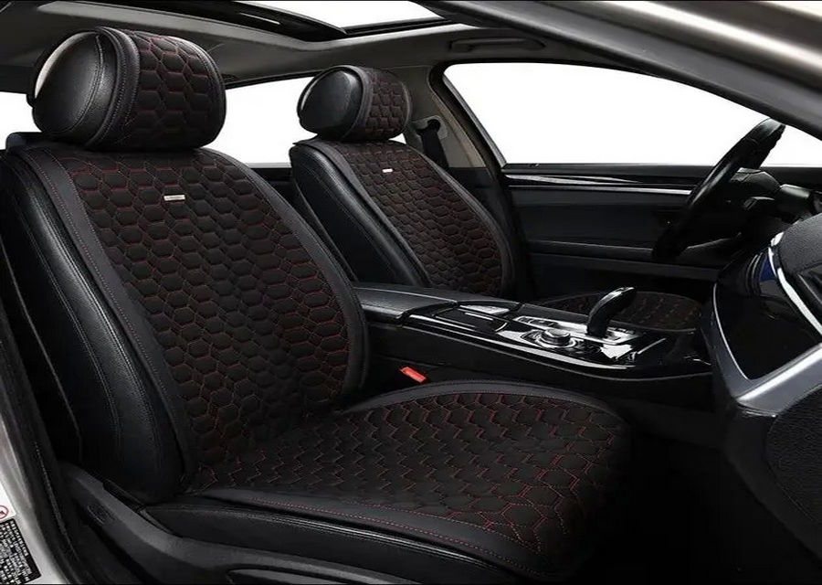 Накидки Beltex Monte Carlo черные с красным